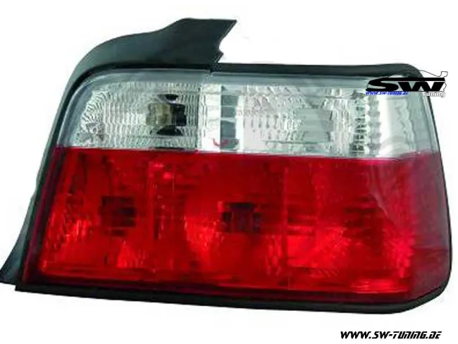 SW taillights for 3 series BMW E36 Sedan red/clear 90-99