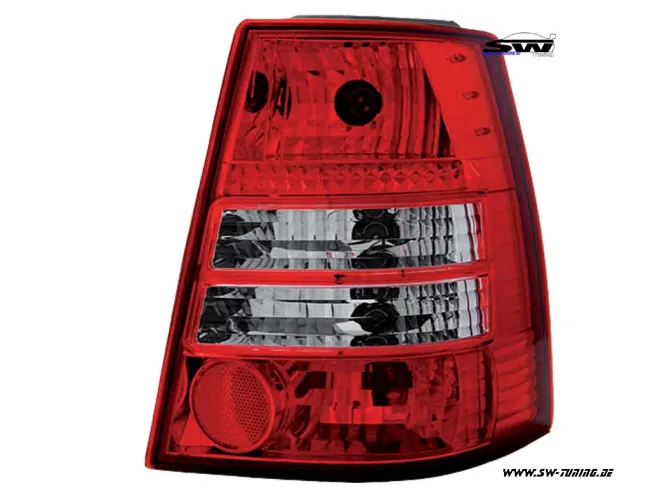 SW Klarglas Rückleuchten für VW Golf 4 Variant / Bora Variant 97-06 red/clear