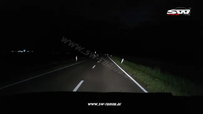 SW-DRLTube headlights VW T6 Type SG 16-20 LED Lighttube DRL R87 chrome dynamic indicator