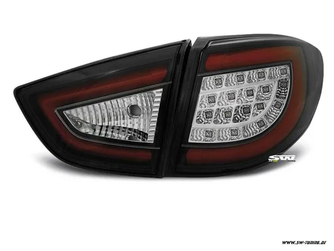 SW-Celi LED Rückleuchten Hyundai IX35 Typ LM 09-13 black/clear Lightbar