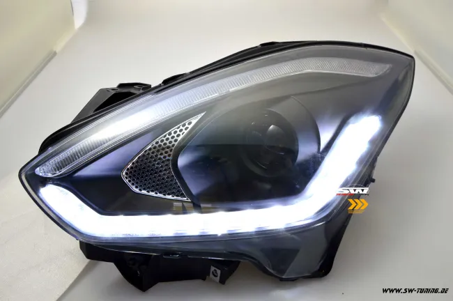 SW-DRLTube Scheinwerfer Suzuki Swift AZ/RZ 17-21 Black LED Wischblinker / LED TFL