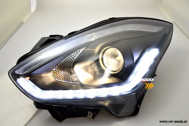 SW-DRLTube Scheinwerfer Suzuki Swift AZ/RZ 17-21 Black LED Wischblinker / LED TFL