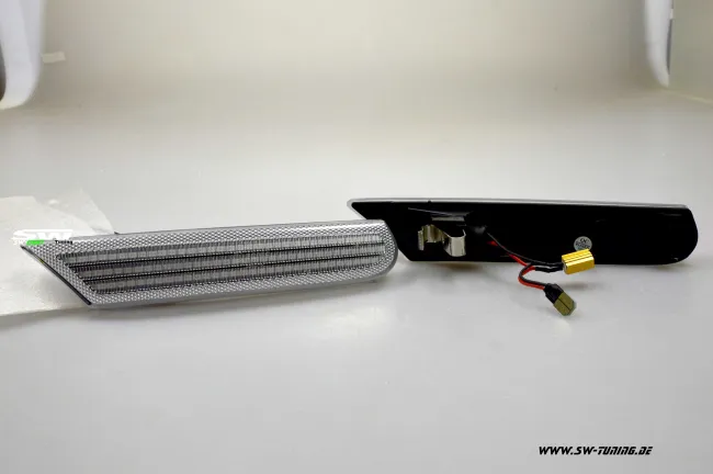 SW-Light LED Seitenblinker für Porsche 911/996 Boxster/Cayman 986 96-04 White/black/Clear