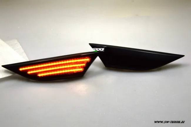 SW-Light LED Seitenblinker für Porsche 911 991 12-19 Boxster Cayman 981 Black/smoke