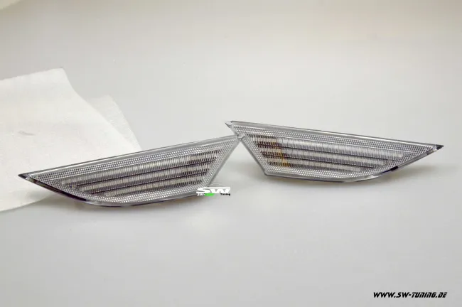 SW-Light LED Seitenblinker für Porsche 911 991 12-19 Boxster Cayman 981 White/Black/Clear