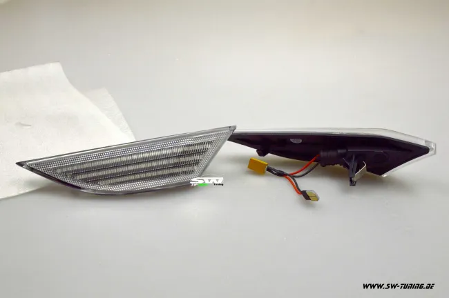 SW-Light LED Seitenblinker für Porsche 911 991 12-19 Boxster Cayman 981 White/Black/Clear