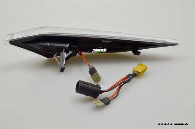 SW-Light LED Seitenblinker für Porsche 911 991 12-19 Boxster Cayman 981 White/Black/Clear