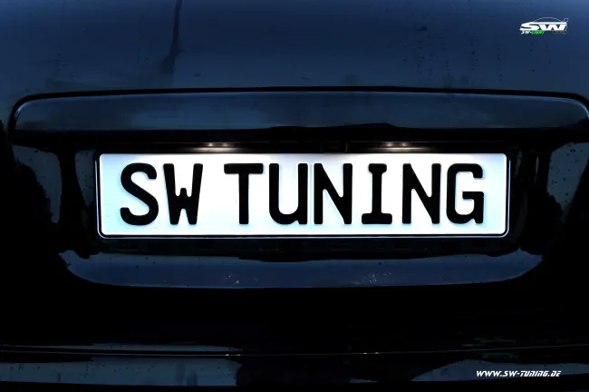 SW-LED Kennzeichenbeleuchtung für Porsche Cayenne II 92A E2 10-14 LiteVersion 2stk