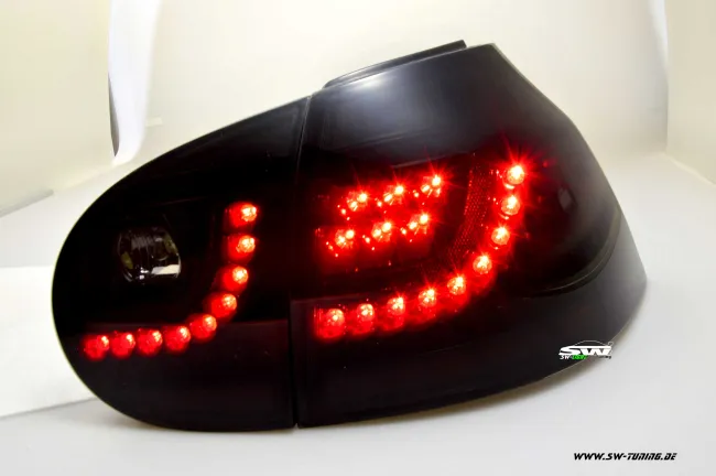 SW-Light LED taillights for VW Golf 5 03-09 black/smoke