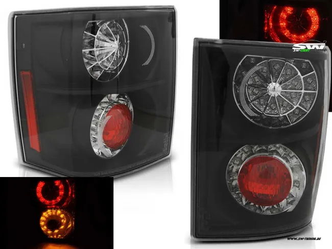 SW-Light LED Rückleuchten für Range Rover III Typ LM L322 02-12 Black/clear