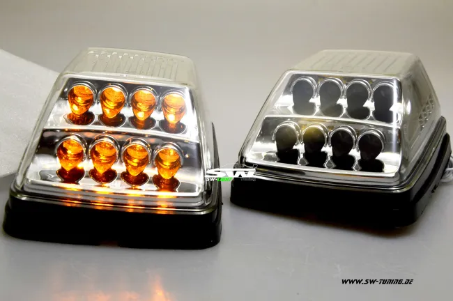 SW- LED front indicators for Mercedes G-Class W463 1990-2012 chrome