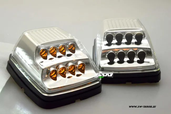 SW- LED front indicators for Mercedes G-Class W463 1990-2012 chrome