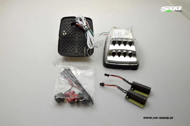 SW- LED front indicators for Mercedes G-Class W463 1990-2012 chrome