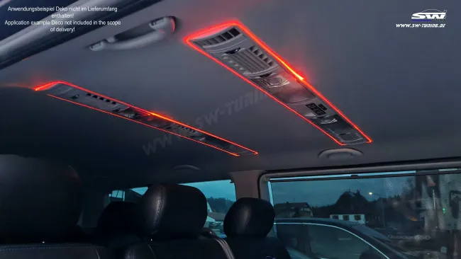 SW- LETRONIX RGB LED Ambientebeleuchtung 2.0 5er Set 6Meter mit App-Funktion Connect-Serie