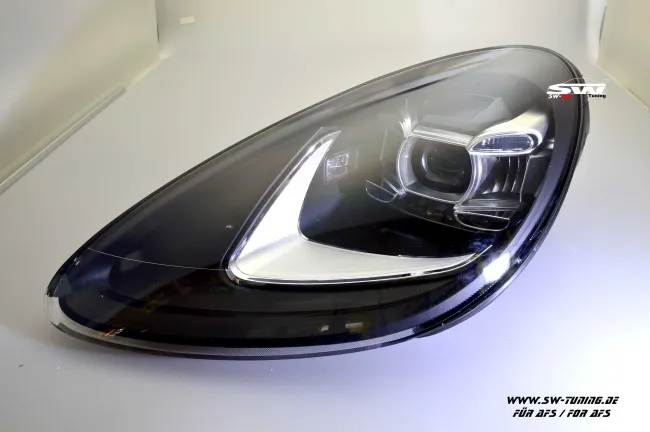 SW-DRL Voll LED Scheinwerfer für Porsche Cayenne II 958 92A E2 10-13 LED TFL für AFS