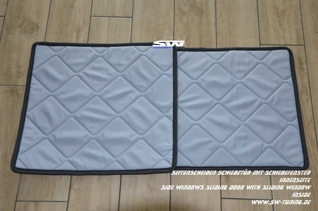 SW-Camper Magnet-Thermomatten 2teilig für Seitenscheiben mitte Tourneo Custom Facelift 18-22