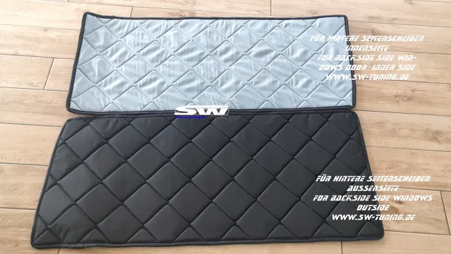 SW-Camper Magnet-Thermomats 2-piece for side windows rear Transit Tourneo Custom Nugget 12-22