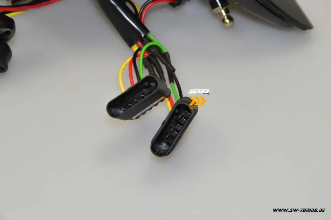 SWCeli LED Rückleuchten passend für BMW 3er F30 Limo 12-18 Black/smoke Dynamischer LED Blinker