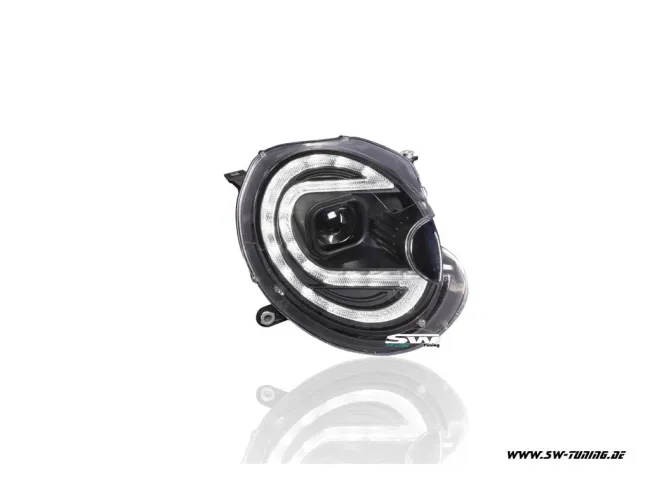 SW-LTube Scheinwerfer für Mini R56 R57 R55 R58 R59 06-12 LED Lighttube black