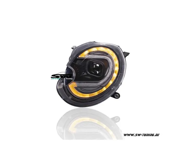 SW-LTube Xenon Scheinwerfer für Mini R56 R57 R55 R58 R59 06-12 LED Lighttube black