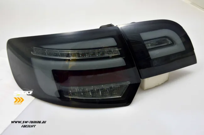 SW-Celi LED taillights Audi A3 8PA Sportback 09-12 Facelift Black Smoke dynamic indicator