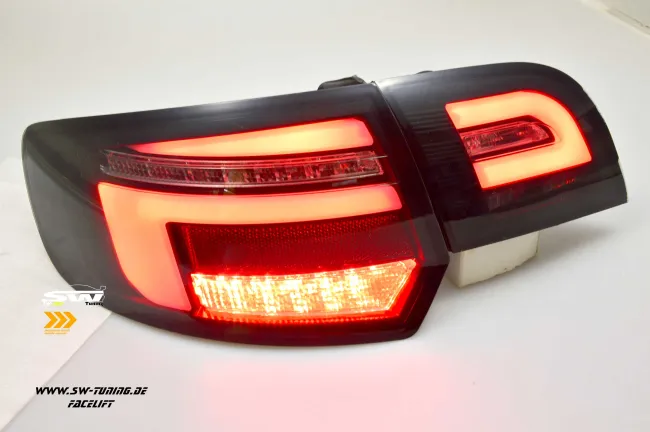 SW-Celi LED taillights Audi A3 8PA Sportback 09-12 Facelift Black Smoke dynamic indicator