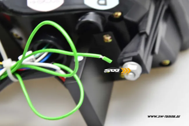 SW-Celi LED Rückleuchten für Audi A3 8PA 03-08 Sportback Lightbar LED Wischblinker red/smoke