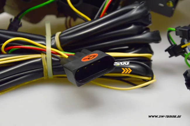 SW-Celi LED Rückleuchten für Audi A3 8PA 03-08 Sportback Lightbar LED Wischblinker red/smoke