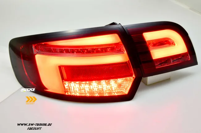 SW-Celi LED Rückleuchten für Audi A3 8PA 09-12 Sportback Facelift LED Wischblinker red/smoke