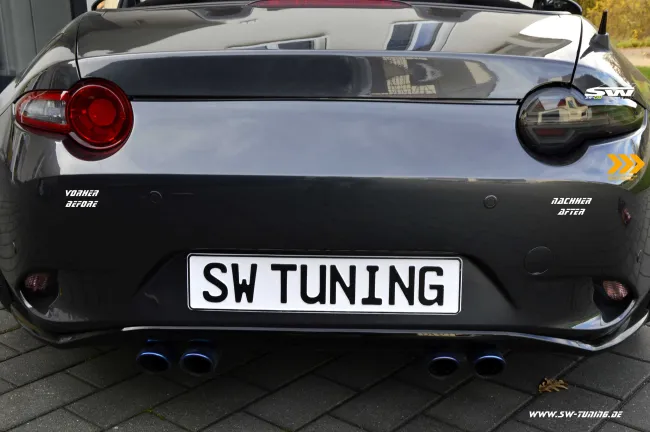 SW-Celi LED Rückleuchten passend für Mazda MX5 ND 15-23 black/smoke Lightbar Wischblinker