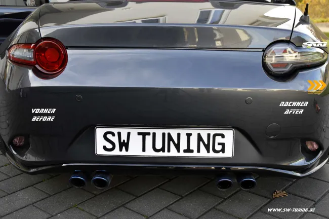 SW-Celi LED Rückleuchten passend für Mazda MX5 ND 15-23 black/clear Lightbar Wischblinker