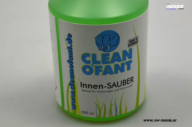 Cleanofant Innen-Sauber Innenreiniger für Wohnmobil Wohnwagen 500ml inkl Reinigungshandschuh