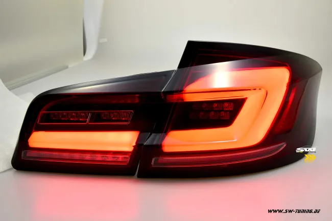 SW-Celi LED taillights for 5Series BMW F10 sedan 4doors 10-17 red smoke dynamic Indicator