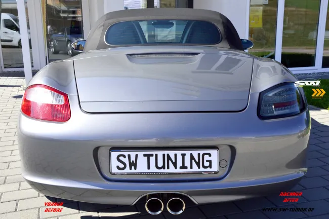 SW-Celi LED Tail Light suitable for Porsche Boxster / Cayman 987 05-09 smoke Lightbar