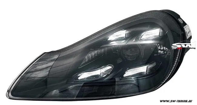 SW-DRL Upgrade Voll LED Scheinwerfer passend für Cayenne I 957 9PA 07-10 LED TFL für Werks Xenon