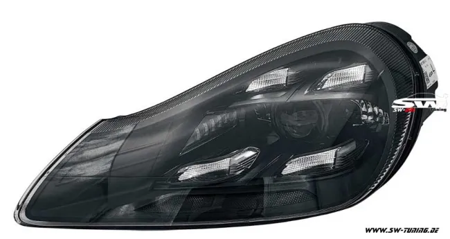 SW-DRL Upgrade Voll LED Scheinwerfer passend für Cayenne I 957 9PA 07-10 LED TFL für Werks Xenon