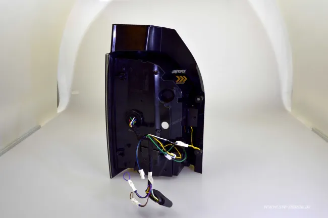 SWCeli LED rear lights suitable for VW T6 / T6.1 16-24 Black/smoke with wiper indicators Upgrade