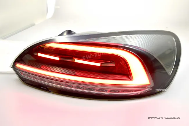 SW-Celi Voll LED Rückleuchten passend für VW Scirocco 3 08-14 LED Lightbar black/smoke