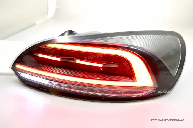 SW-Celi Voll LED Rückleuchten passend für VW Scirocco 3 08-14 LED Lightbar black/smoke