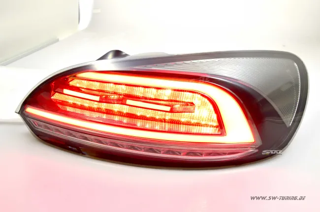 SW-Celi Voll LED Rückleuchten passend für VW Scirocco 3 08-14 LED Lightbar black/smoke