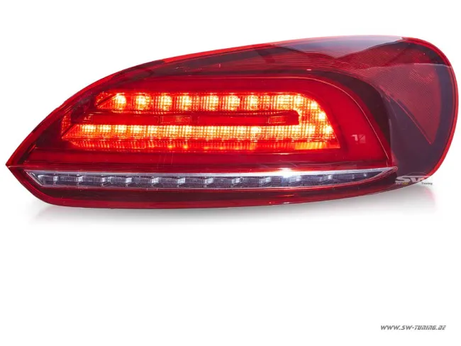 SW-Celi full LED rear lights suitable for VW Scirocco 3 08-14 LED Lightbar cherry red