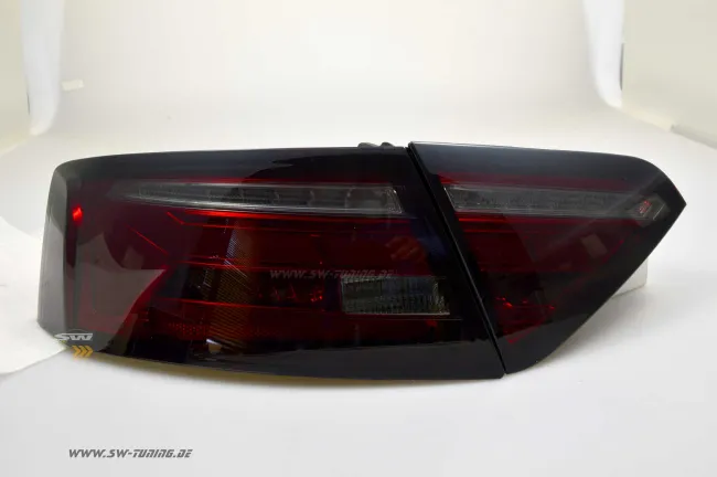 SW-Celi LED Rückleuchten für Audi A5 8F 8T3 Facelift 12-16 cherry red/smoke 2Türer für Werks LED