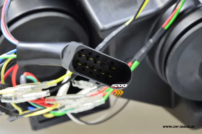 SW-DRLTube Scheinwerfer für VW Crafter II Typ SY SZ / MAN TGE 17-22 LED TFL Lightbar black