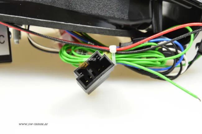 SWCeli LED Rückleuchten passend für VW Golf 7 Variant Kombi 13-17 smoke LED Wischblinker