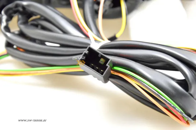 SWCeli LED Rückleuchten passend für VW Golf 7 Variant Kombi 13-17 smoke LED Wischblinker