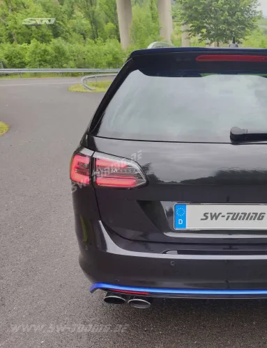SWCeli LED taillights suitable for Golf 7.5 facelift stationwagen 18-20 smoke LED wipe indicators for OE LED