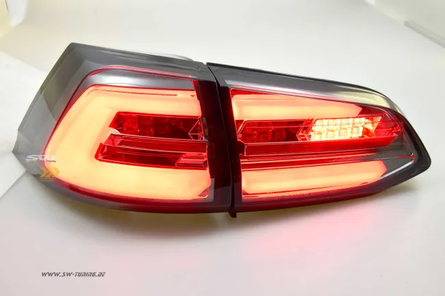 SWCeli LED taillights suitable for Golf 7.5 facelift stationwagen 18-20 smoke LED wipe indicators for OE LED