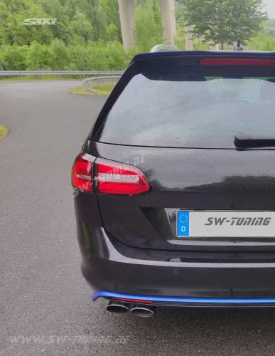 SWCeli LED Rückleuchten passend für Golf 7.5 Facelift Variant Kombi 18-20 red/clear LED Wischblinker für OE LED