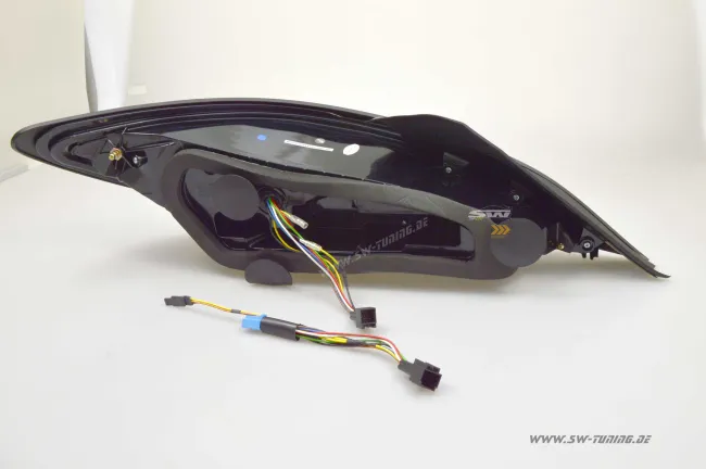 SW-Celi full LED rear lights suitable for Mercedes CLA C117/X117 13-19 Black/clear