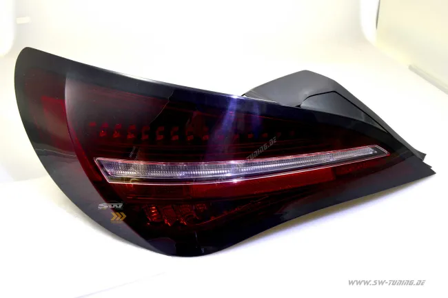 SW-Celi full LED rear lights suitable for Mercedes CLA C117/X117 13-19 Cherry Red clear